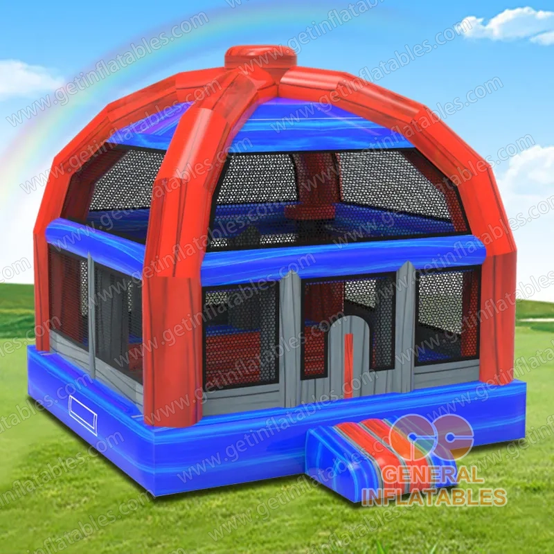 Red bounce house