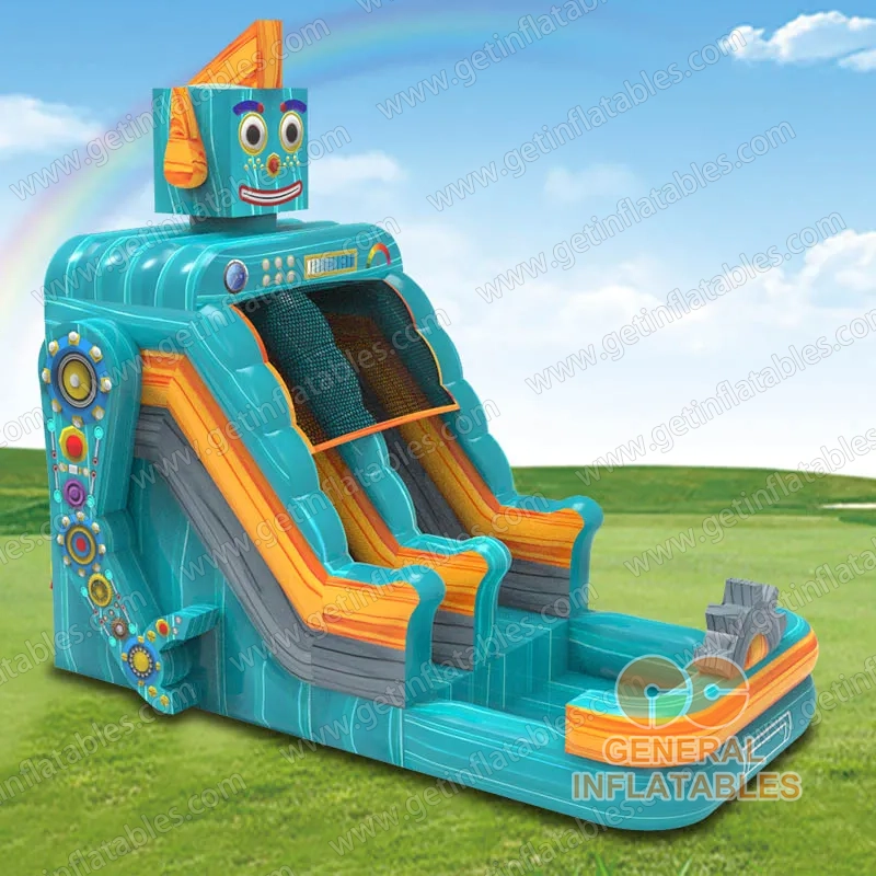 Robot water slide